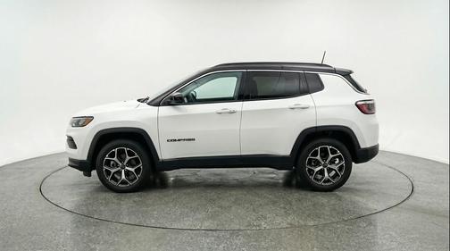 Bright White Clearcoat 2025 Jeep Compass Limited