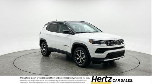 Bright White Clearcoat 2025 Jeep Compass Limited