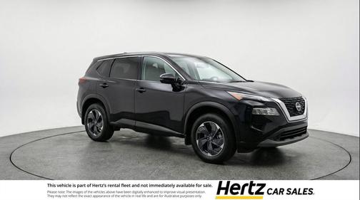Super Black 2025 Nissan Rogue SV