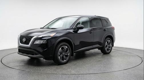 Super Black 2025 Nissan Rogue SV