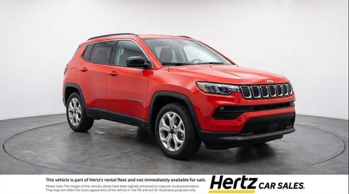Red Hot Pearlcoat 2025 Jeep Compass Latitude