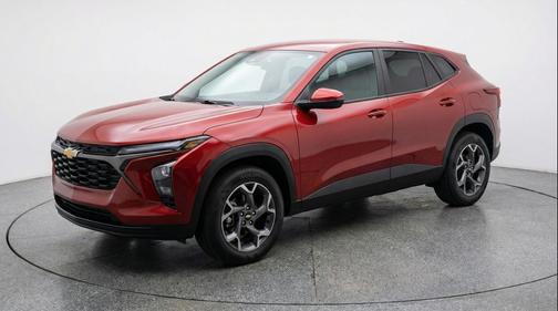 Crimson Metallic 2025 Chevrolet Trax LT