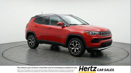Red Hot Pearlcoat 2025 Jeep Compass Limited