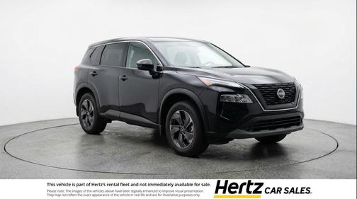 Super Black 2025 Nissan Rogue SV