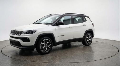 Bright White Clearcoat 2025 Jeep Compass Limited