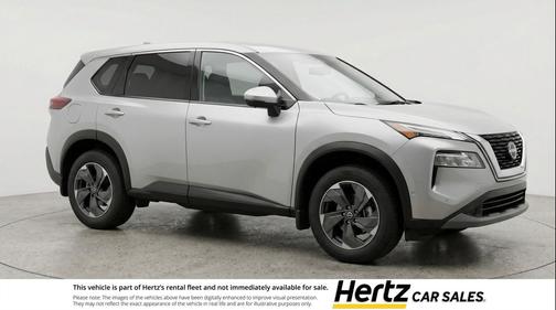 Brilliant Silver Metallic 2025 Nissan Rogue SV