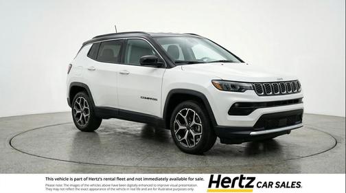 Bright White Clearcoat 2025 Jeep Compass Limited