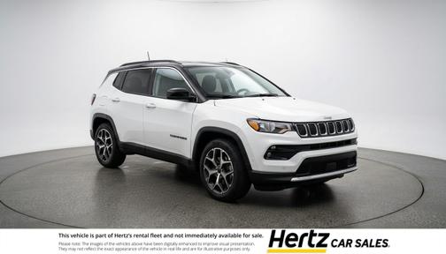 Bright White Clearcoat 2025 Jeep Compass Limited
