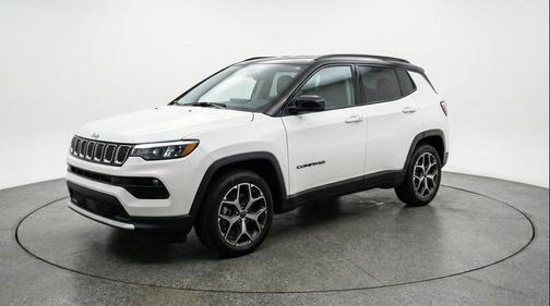 Bright White Clearcoat 2025 Jeep Compass Limited
