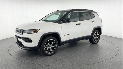 Bright White Clearcoat 2025 Jeep Compass Limited