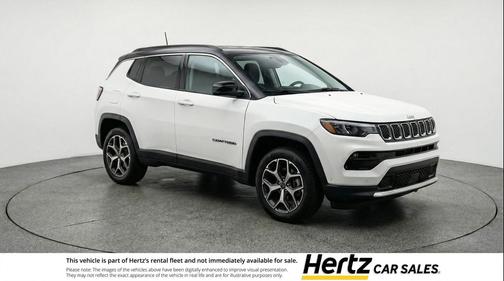 Bright White Clearcoat 2025 Jeep Compass Limited