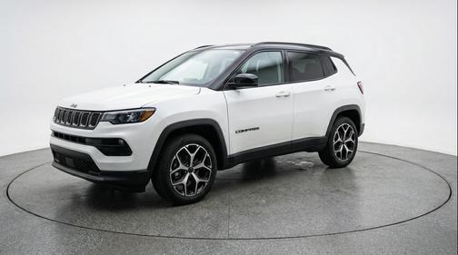 Bright White Clearcoat 2025 Jeep Compass Limited