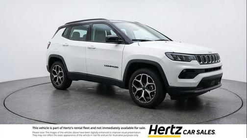 Bright White Clearcoat 2025 Jeep Compass Limited