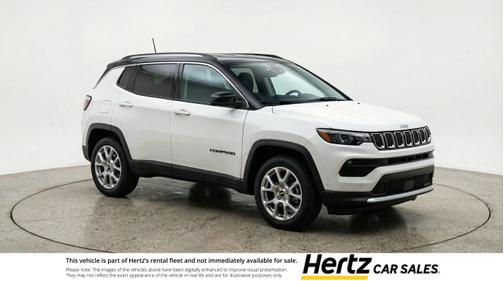 Bright White Clearcoat 2025 Jeep Compass Limited