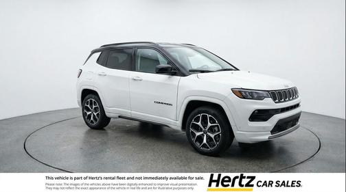 Bright White Clearcoat 2025 Jeep Compass Limited