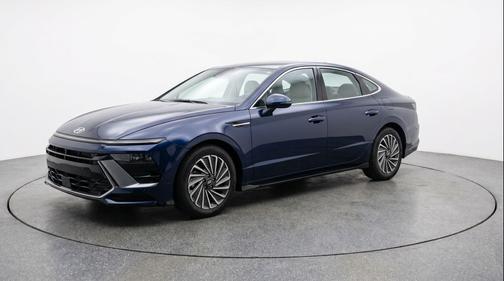 Carbon Blue 2025 Hyundai SONATA Hybrid SE