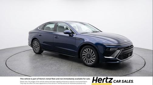 Carbon Blue 2025 Hyundai SONATA Hybrid SE