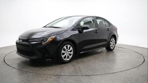 Midnight Black Metallic 2025 Toyota Corolla LE