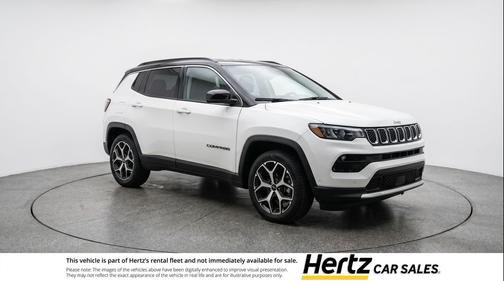 Bright White Clearcoat 2025 Jeep Compass Limited