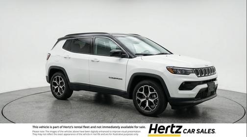 Bright White Clearcoat 2025 Jeep Compass Limited