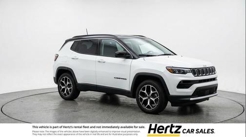 Bright White Clearcoat 2025 Jeep Compass Limited