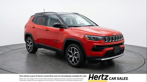 Red Hot Pearlcoat 2025 Jeep Compass Limited
