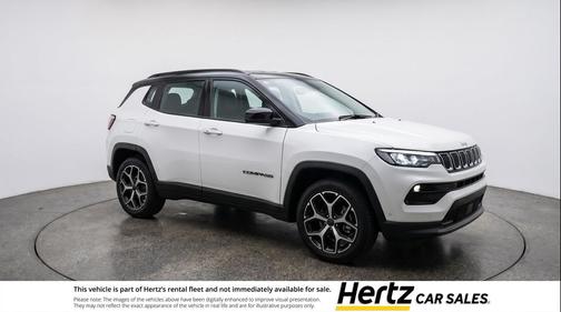 Bright White Clearcoat 2025 Jeep Compass Limited