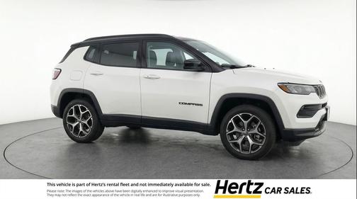 Bright White Clearcoat 2025 Jeep Compass Limited