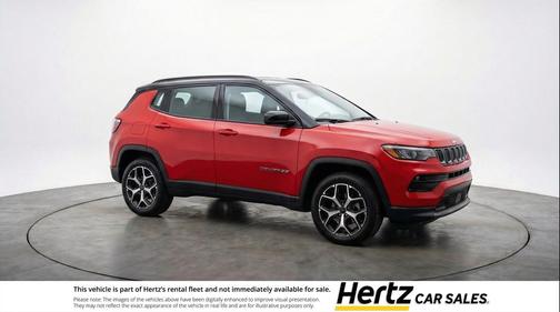 Red Hot Pearlcoat 2025 Jeep Compass Limited