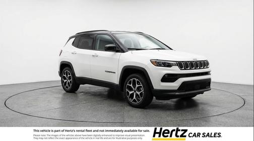 Bright White Clearcoat 2025 Jeep Compass Limited