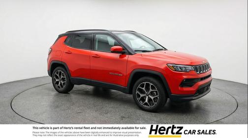 Red Hot Pearlcoat 2025 Jeep Compass Limited