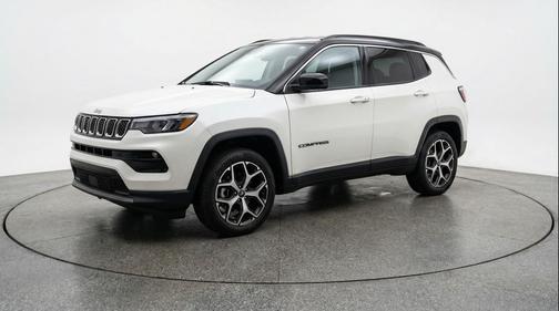 Bright White Clearcoat 2025 Jeep Compass Limited