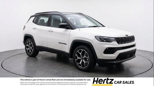 Bright White Clearcoat 2025 Jeep Compass Limited
