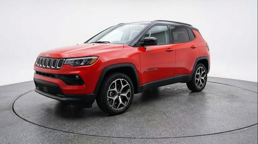 Red Hot Pearlcoat 2025 Jeep Compass Limited