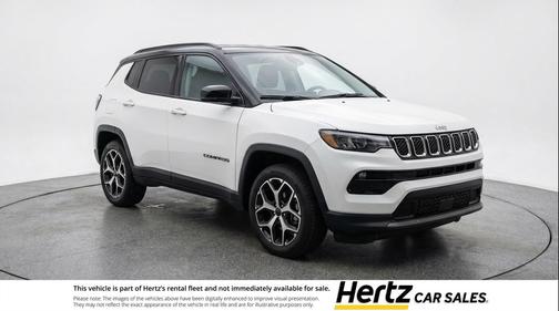 Bright White Clearcoat 2025 Jeep Compass Limited