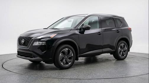 Super Black 2025 Nissan Rogue SV