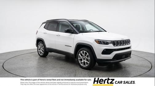 Bright White Clearcoat 2025 Jeep Compass Limited