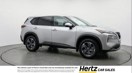 Brilliant Silver Metallic 2025 Nissan Rogue SV