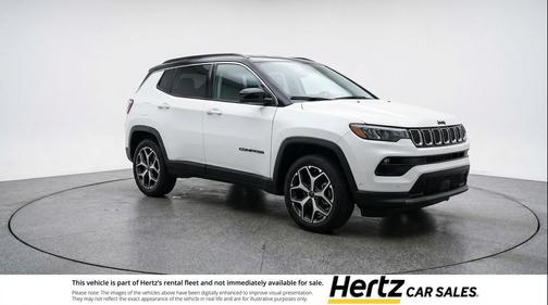 Bright White Clearcoat 2025 Jeep Compass Limited