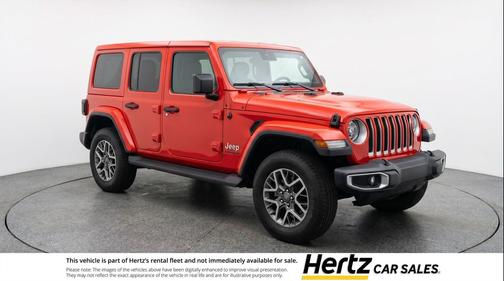 Firecracker Red Clearcoat 2025 Jeep Wrangler 4-Door Sahara 4x4