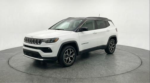 Bright White Clearcoat 2025 Jeep Compass Limited