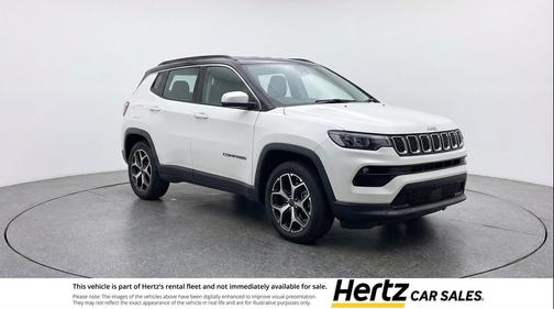 Bright White Clearcoat 2025 Jeep Compass Limited
