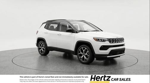 Bright White Clearcoat 2025 Jeep Compass Limited