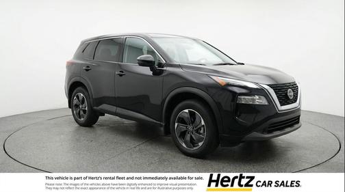 Super Black 2025 Nissan Rogue SV