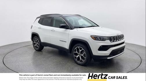 Bright White Clearcoat 2025 Jeep Compass Limited