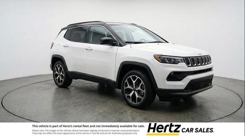 Bright White Clearcoat 2025 Jeep Compass Limited