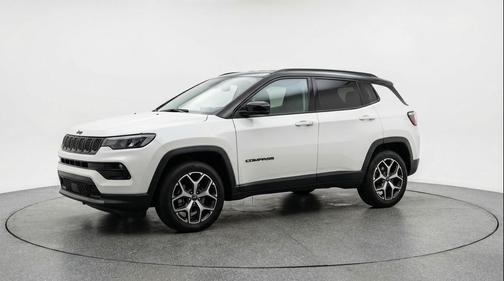 Bright White Clearcoat 2025 Jeep Compass Limited