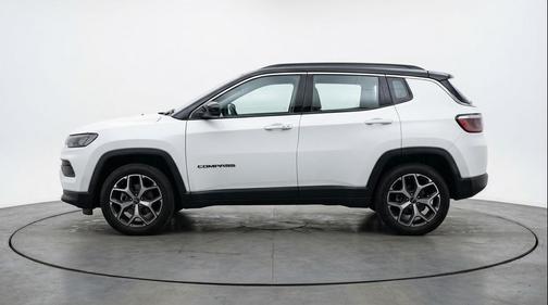 Bright White Clearcoat 2025 Jeep Compass Limited
