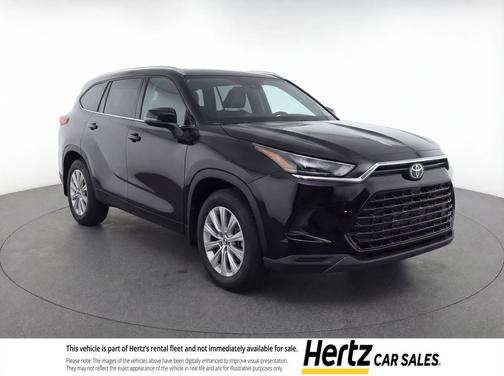 Midnight Black Metallic 2024 Toyota Grand Highlander XLE