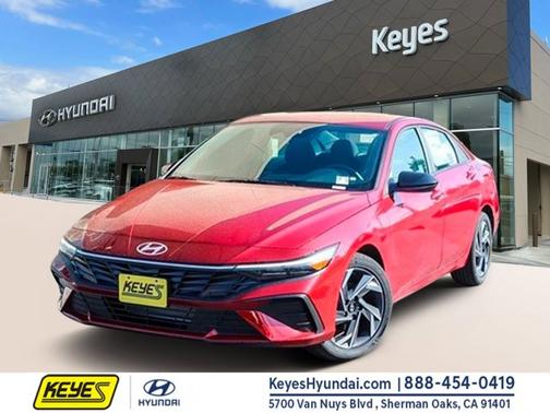 Red 2025 Hyundai ELANTRA SEL Sport